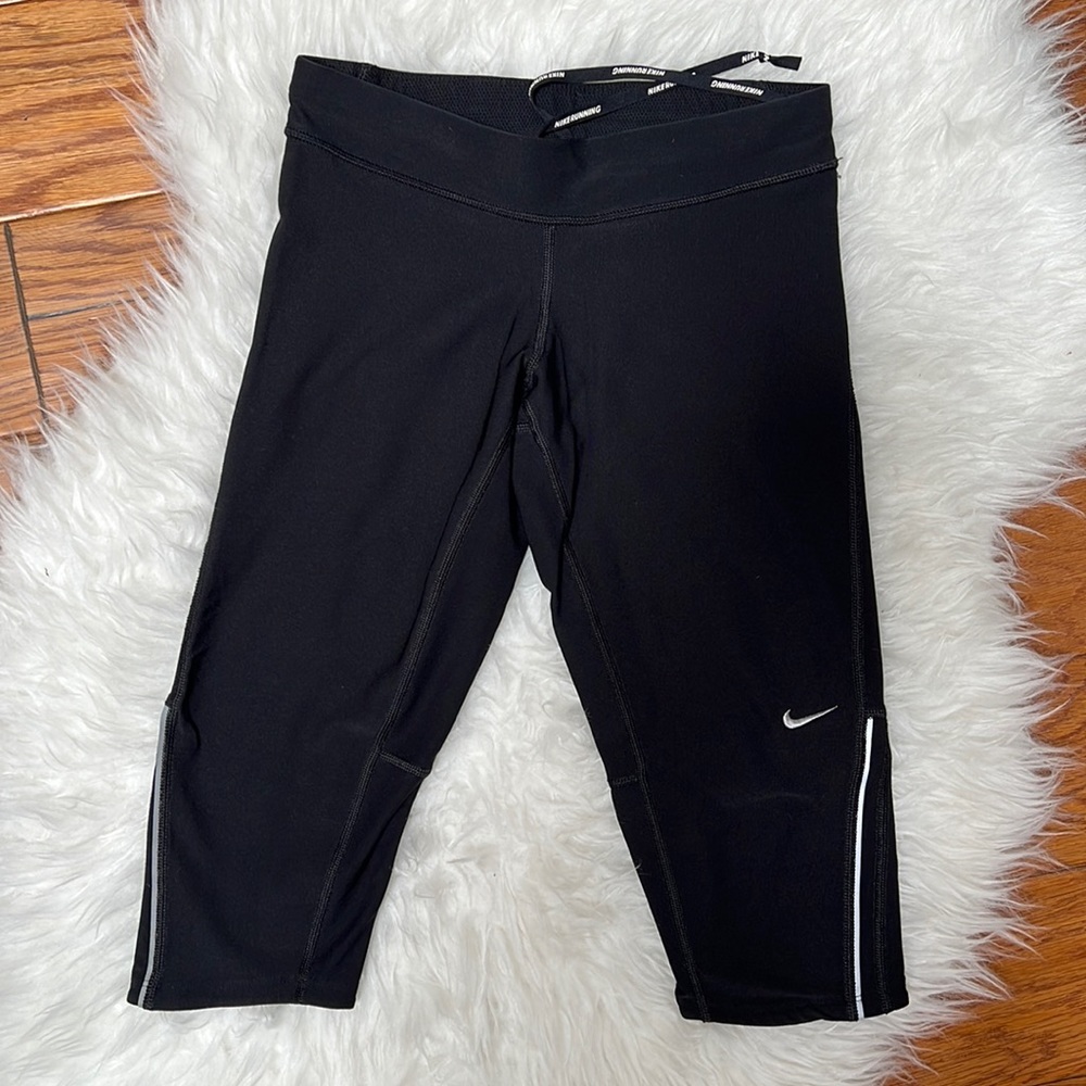 Nike Dry Fit Running Short Leggings Black XS